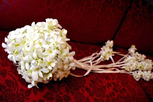 Bouquet tombant mariage