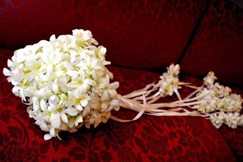 Bouquet tombant mariage