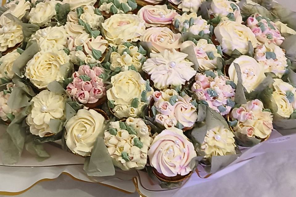 Bouquet de cupcakes