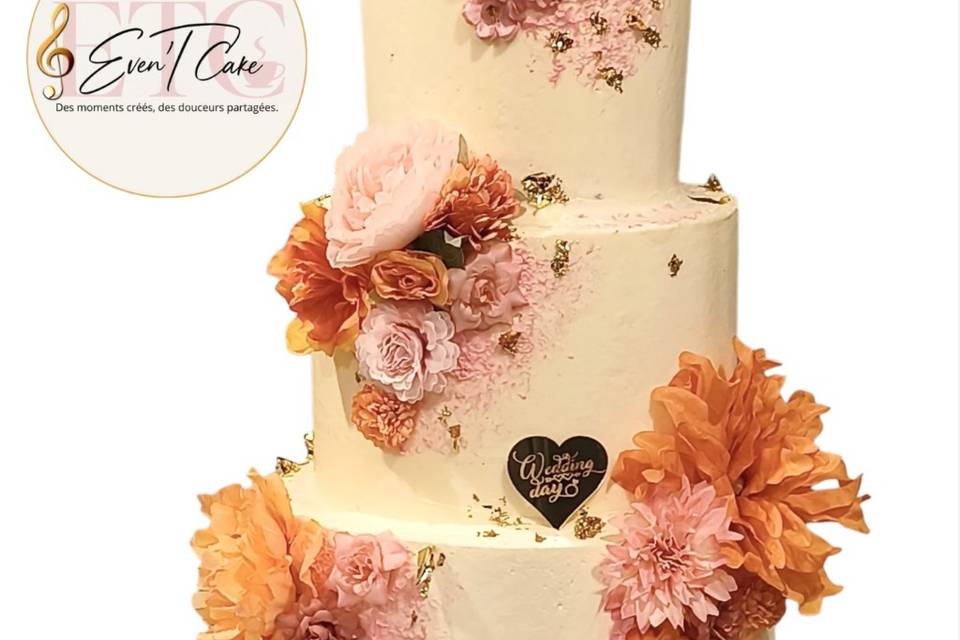 Wedding cake fleurit