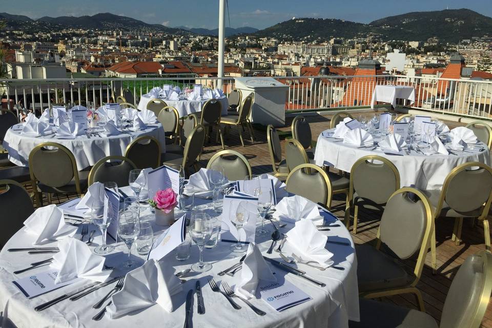 Terrasse mariage