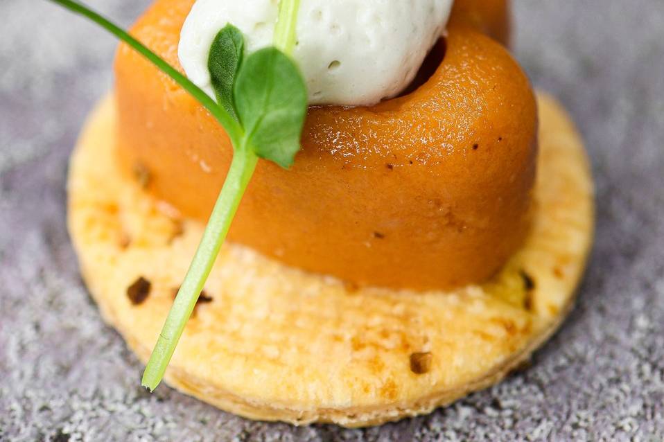 Tatin de tomate  gorgonzola