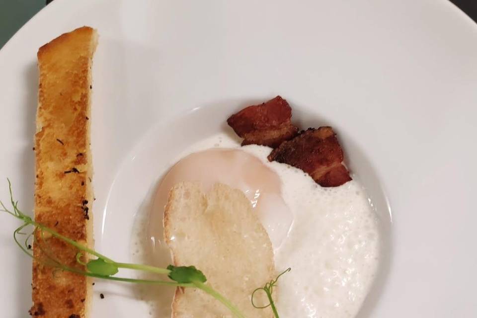 Oeuf parfait siphon maroilles