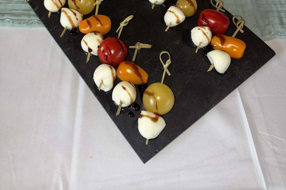 Brochette tomate/mozza