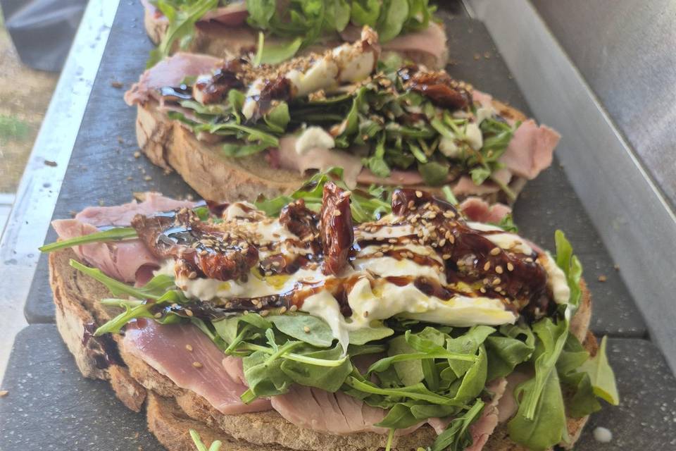 Croque burrata