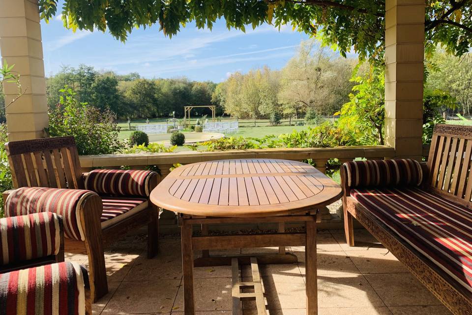 La terrasse des mariés