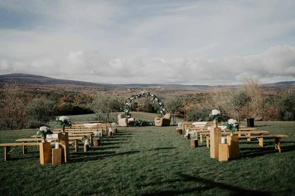 Cérémonie au Clos du Tuilier