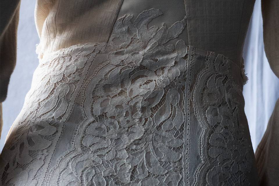 Incrustation de dentelle