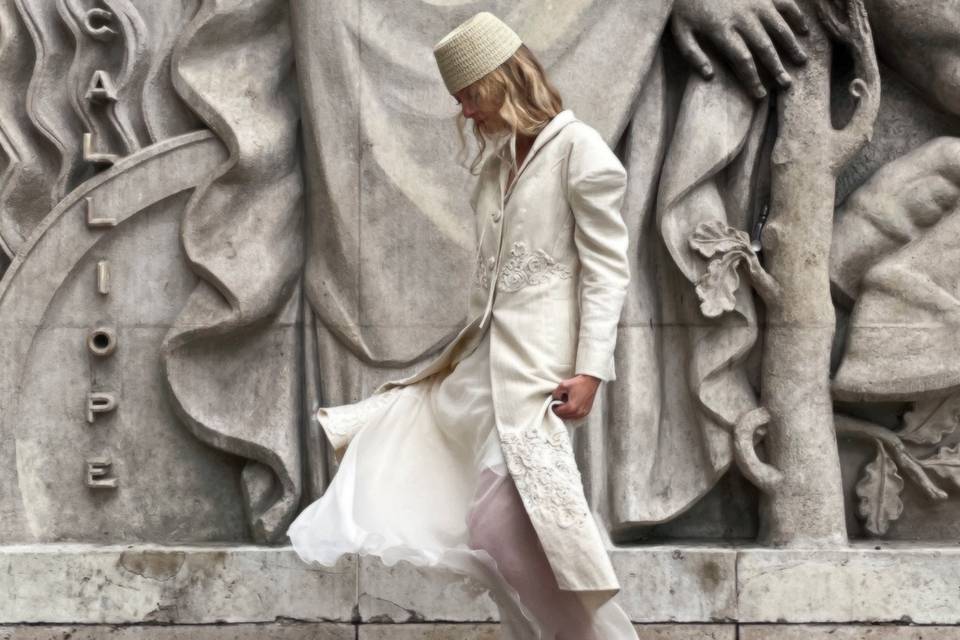 Manteau et jupe Iéna