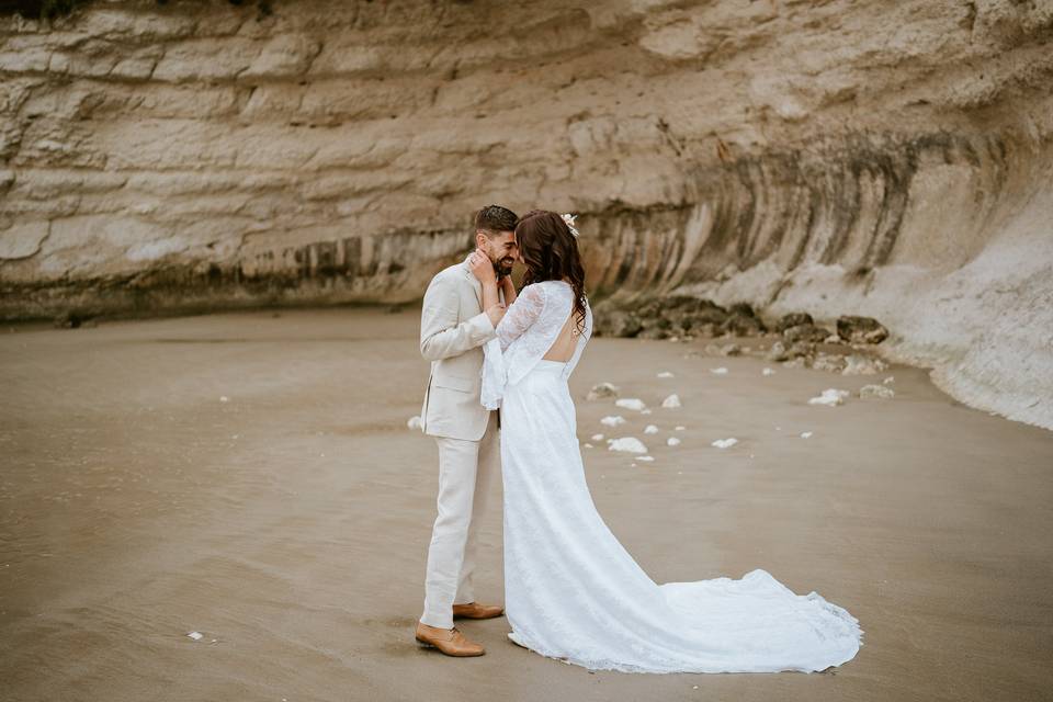 Mariage intimiste sur la plage