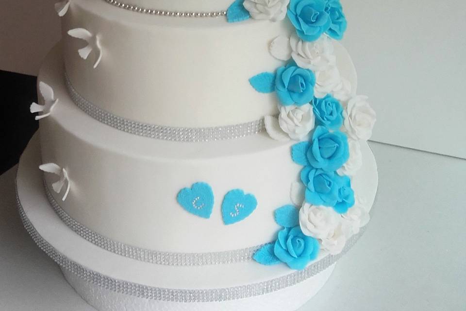 Wedding cake Colombe