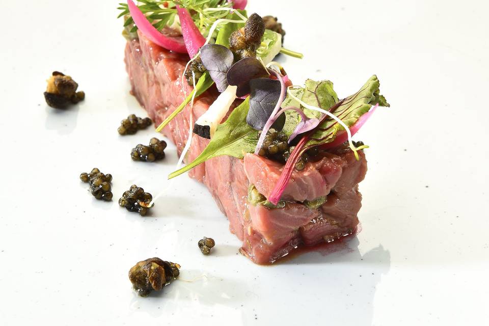 Tartare de boeuf au couteau