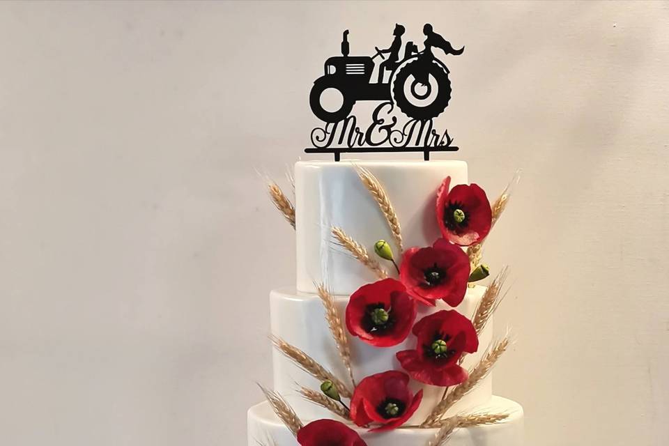 Wedding Cake Coquelicot