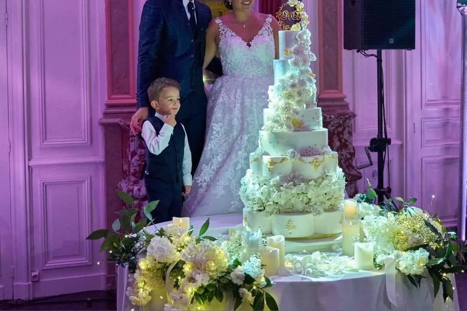 Wedding Cake dans un château