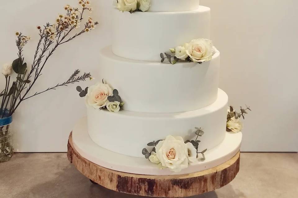 Wedding cake romantique