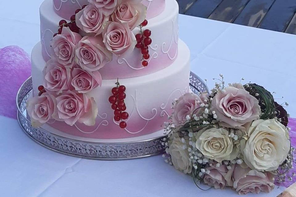 Wedding cake succulentes