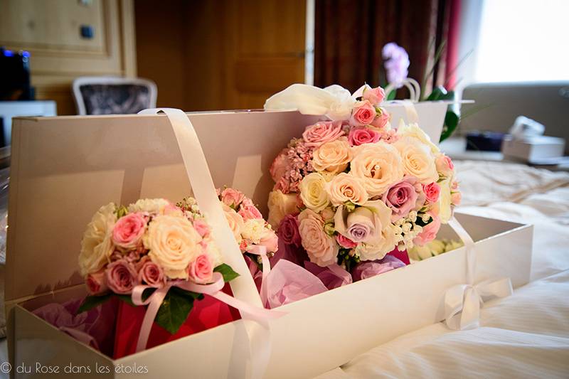 Bouquet mariée et demoiselles