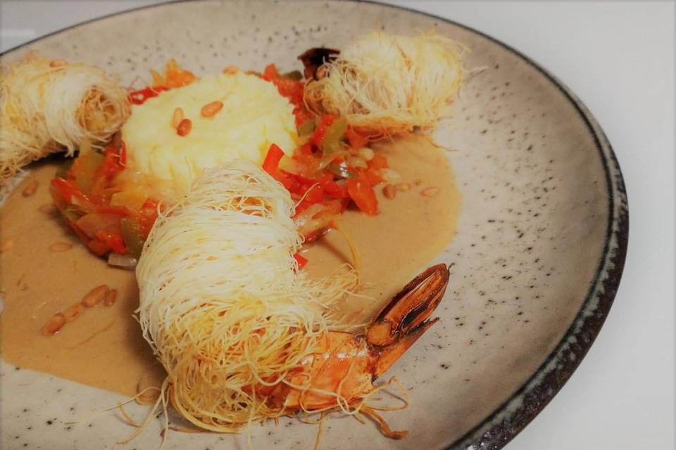 Gambas kadaïf