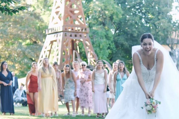 Lancé de bouquet
