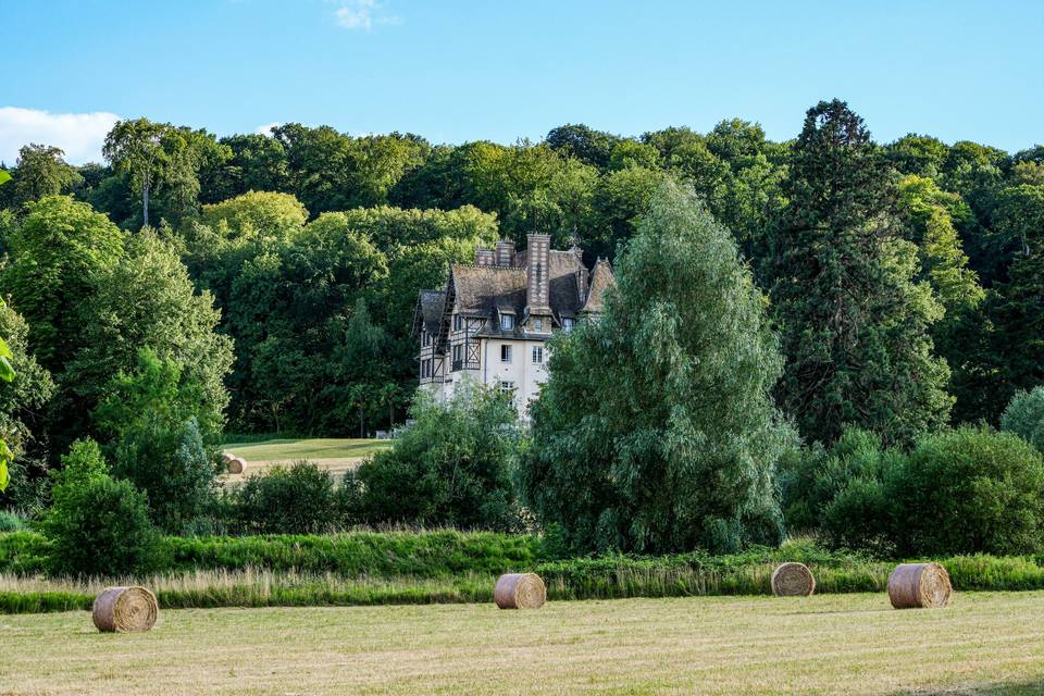 Le très beau profil du château