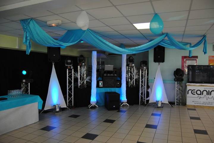 Mariage Cyan et Noir