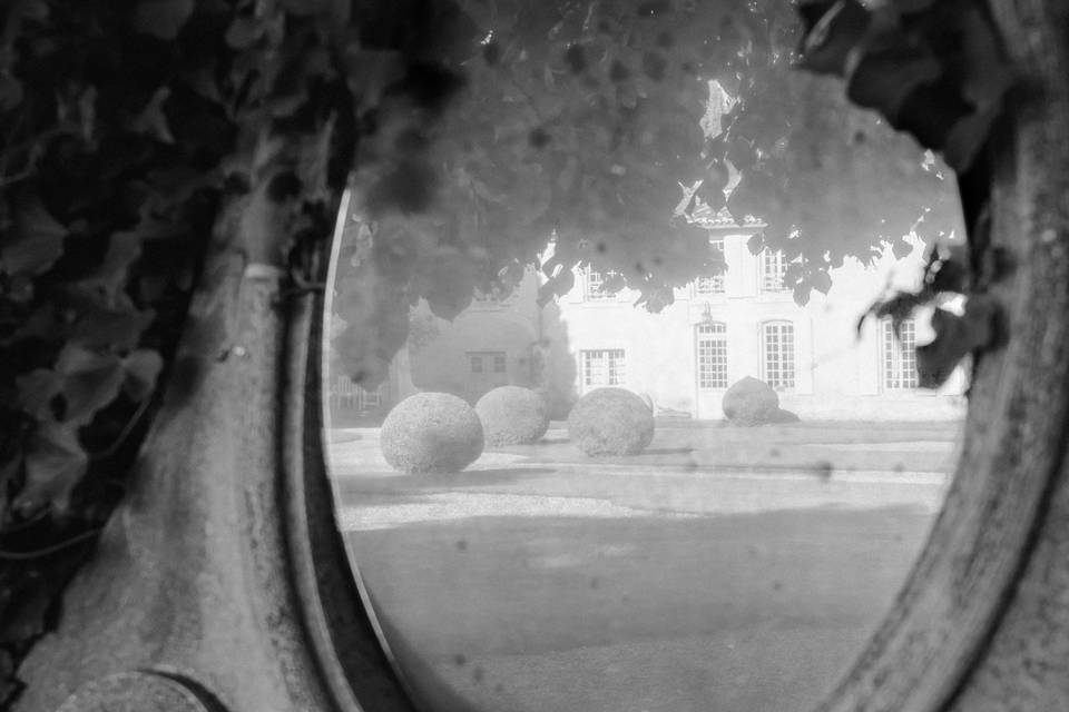 Miroir jardin