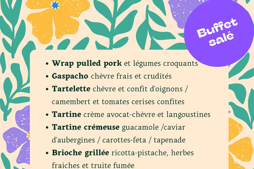 Buffet salé