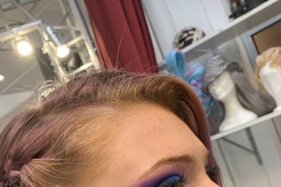 Dégradé bleu et violet