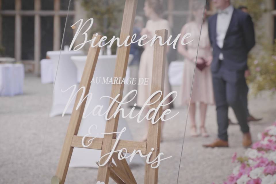 Capture d'écran vidéo mariage