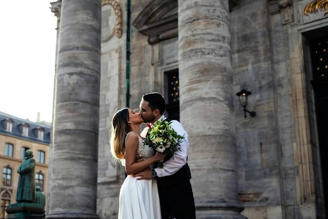 Shooting photo après mariage