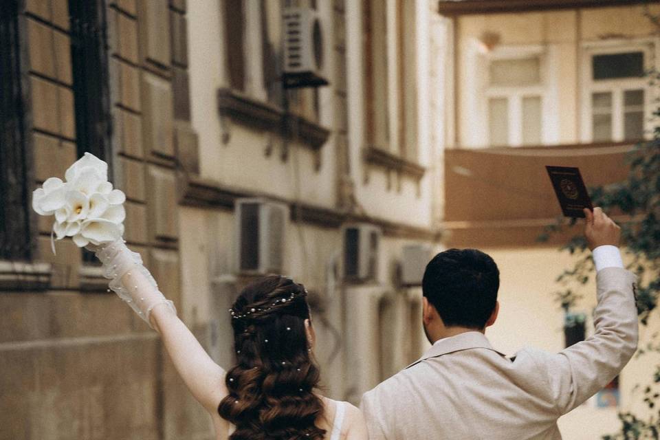 Tout juste mariés