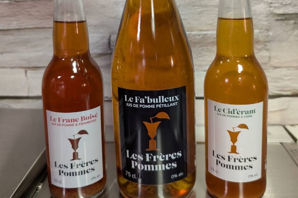 Jus de pomme locaux