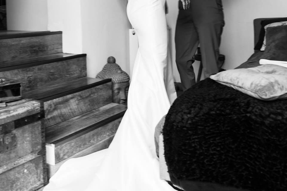 Préparatifs de la mariée