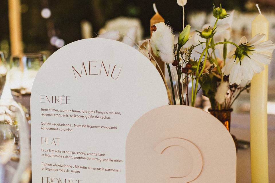 Numéro de table