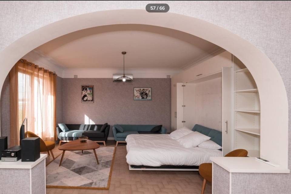 Salon-chambre Le Vintage