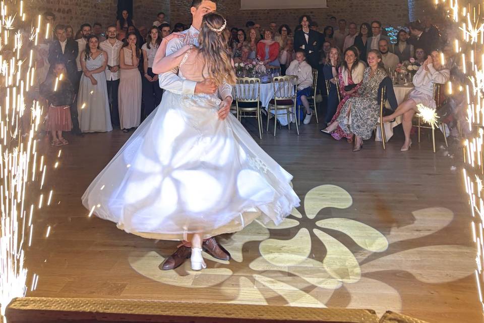 Ouverture de bal + étincelles