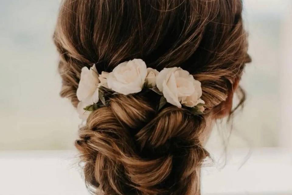 Chignon mariée Emilie Gerbaud