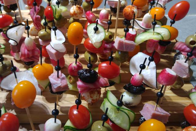 Brochettes de légumes