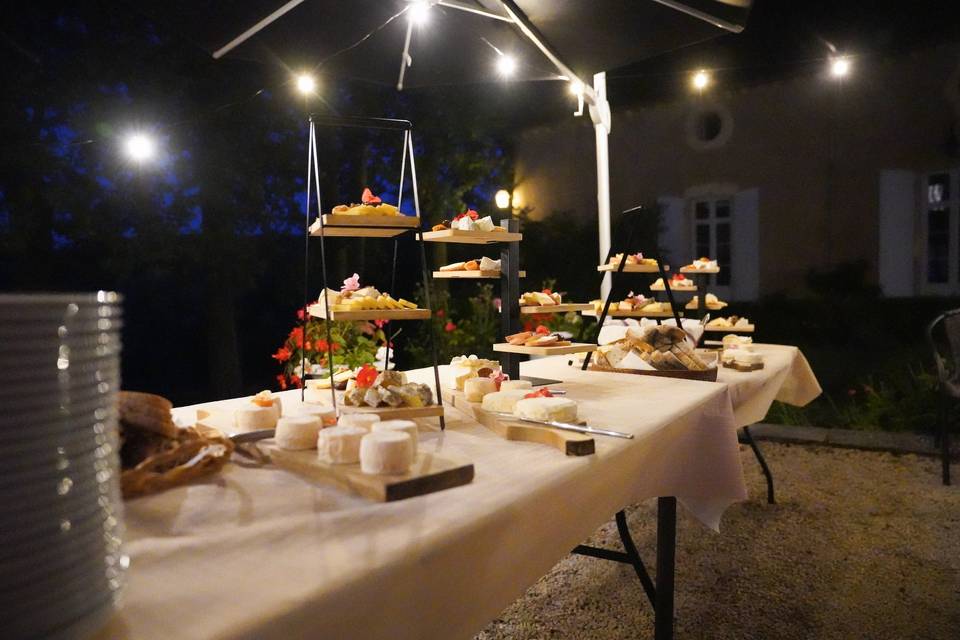 Pièce montée de fromages