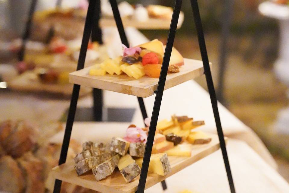 Pièce montée de fromages