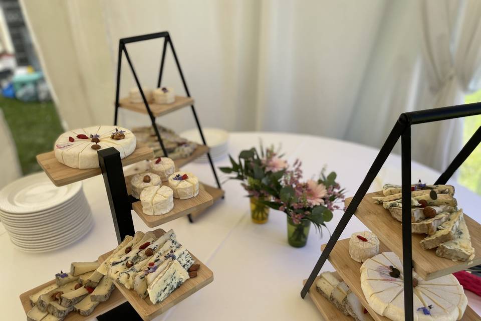 Pièce montée de fromages
