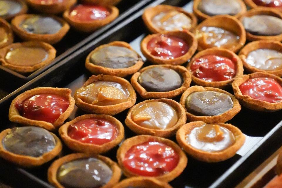 Tartelettes pralines etcaramel