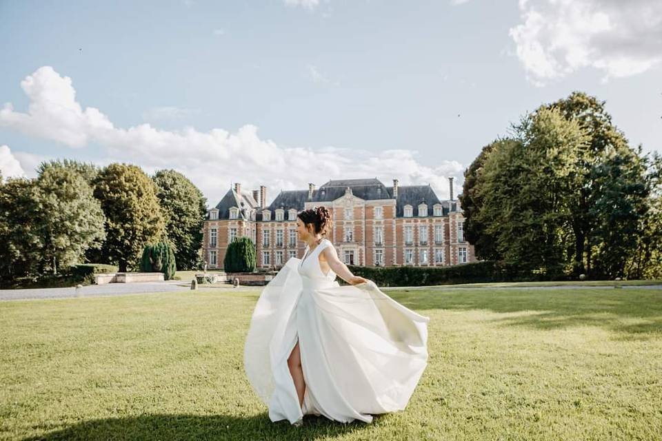 Mariée chateau