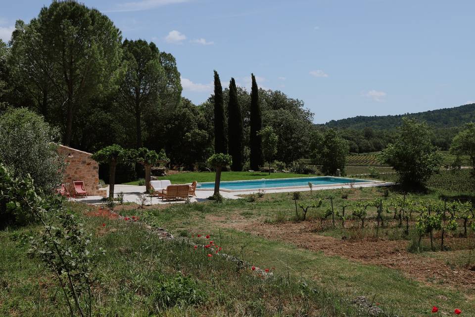 Le coin piscine