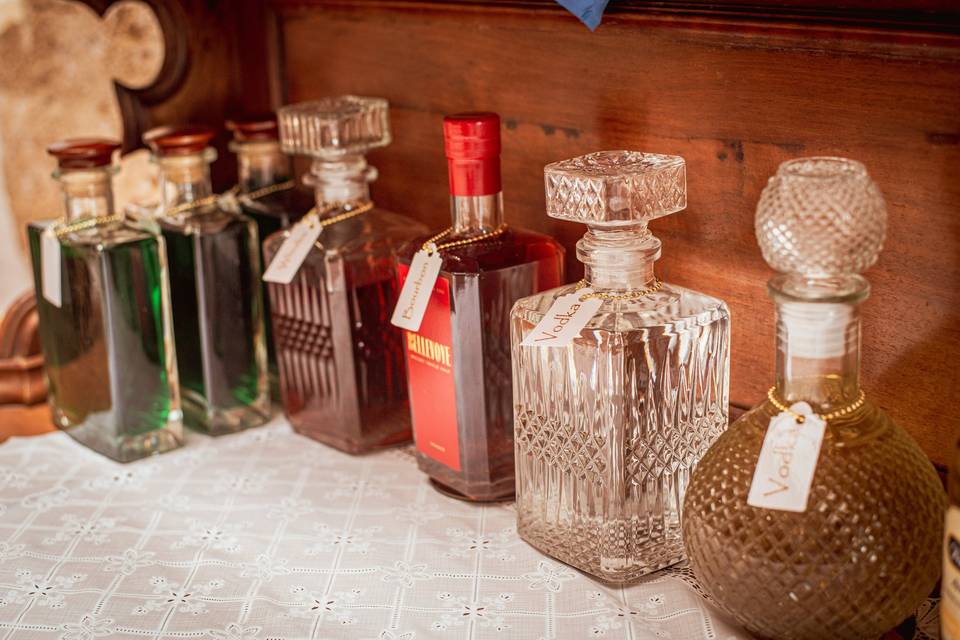 Bouteilles Bar vintage