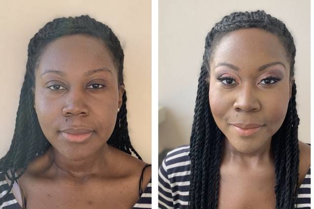 Avant après maquillage