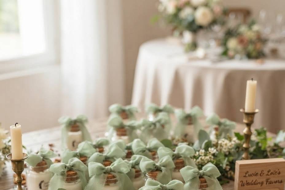 Bougies vert sauge