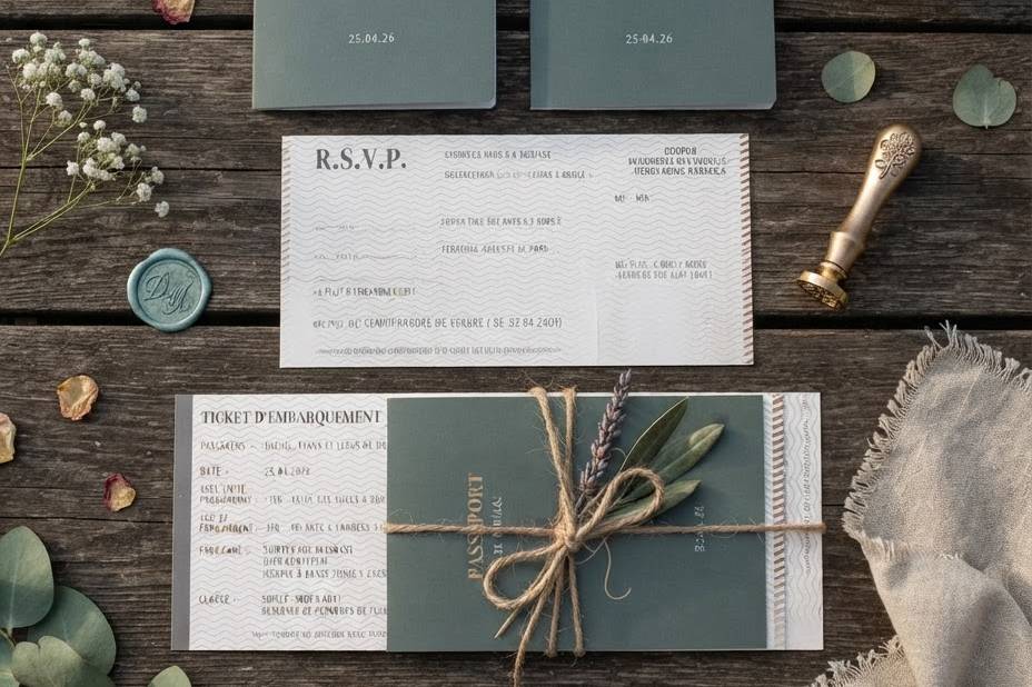Passeport et billet d'avion