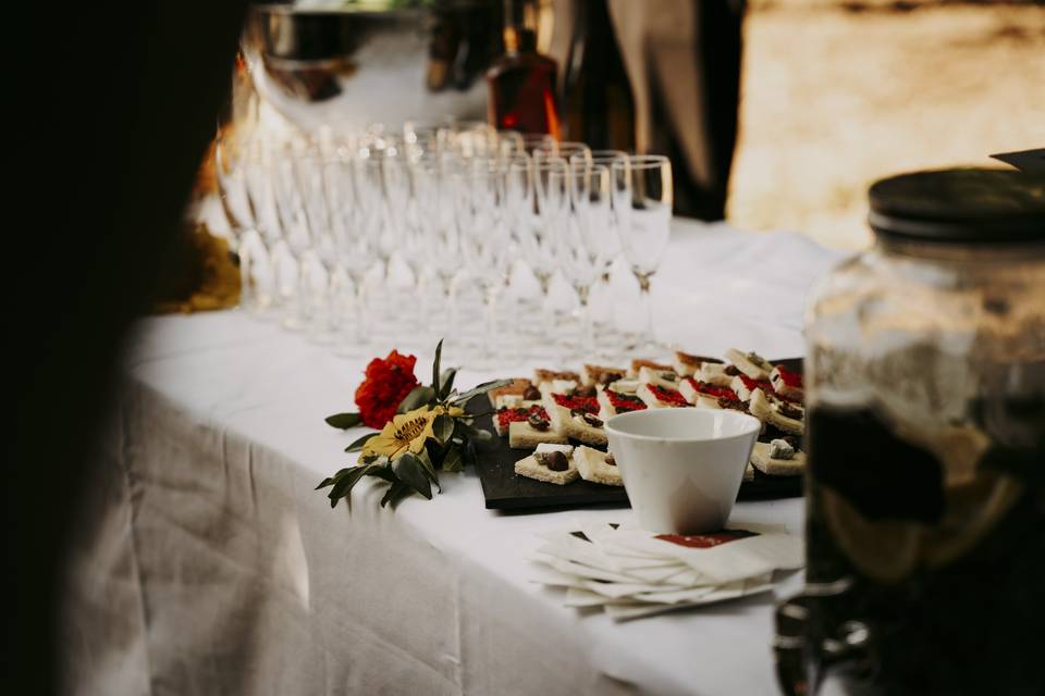 Cocktail dans le parc