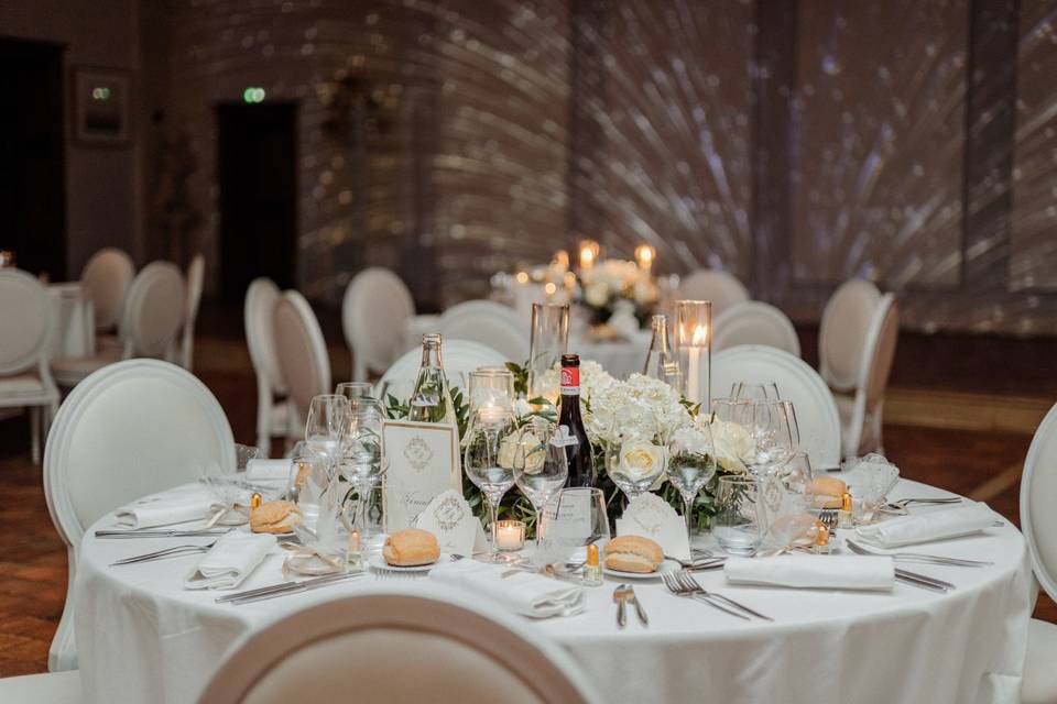 Table mariage hiver mapping